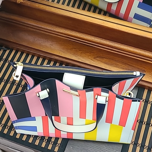 Kate ♠️ Striped leather bag - Picture 17 of 17